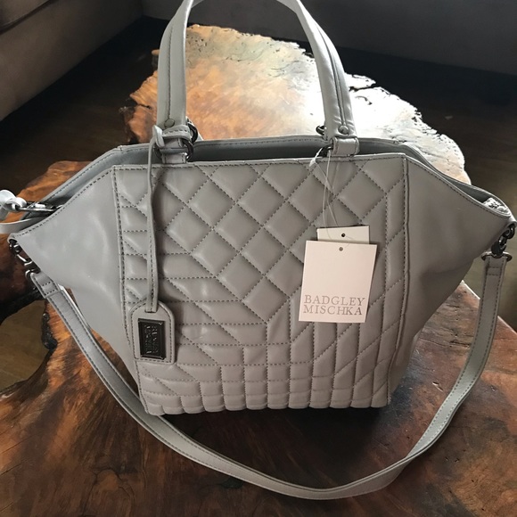 Badgley Mischka Frankie Handbag In Dove - Picture 3 of 7